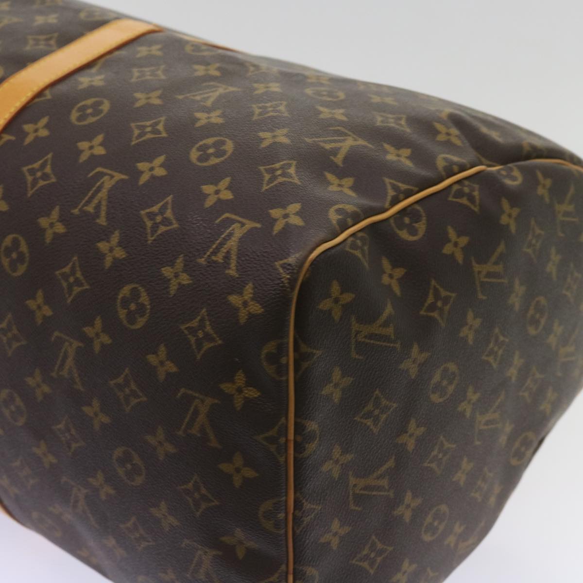 LOUIS VUITTON Monogram Keepall 55 Boston Bag M41424 LV Auth 65115