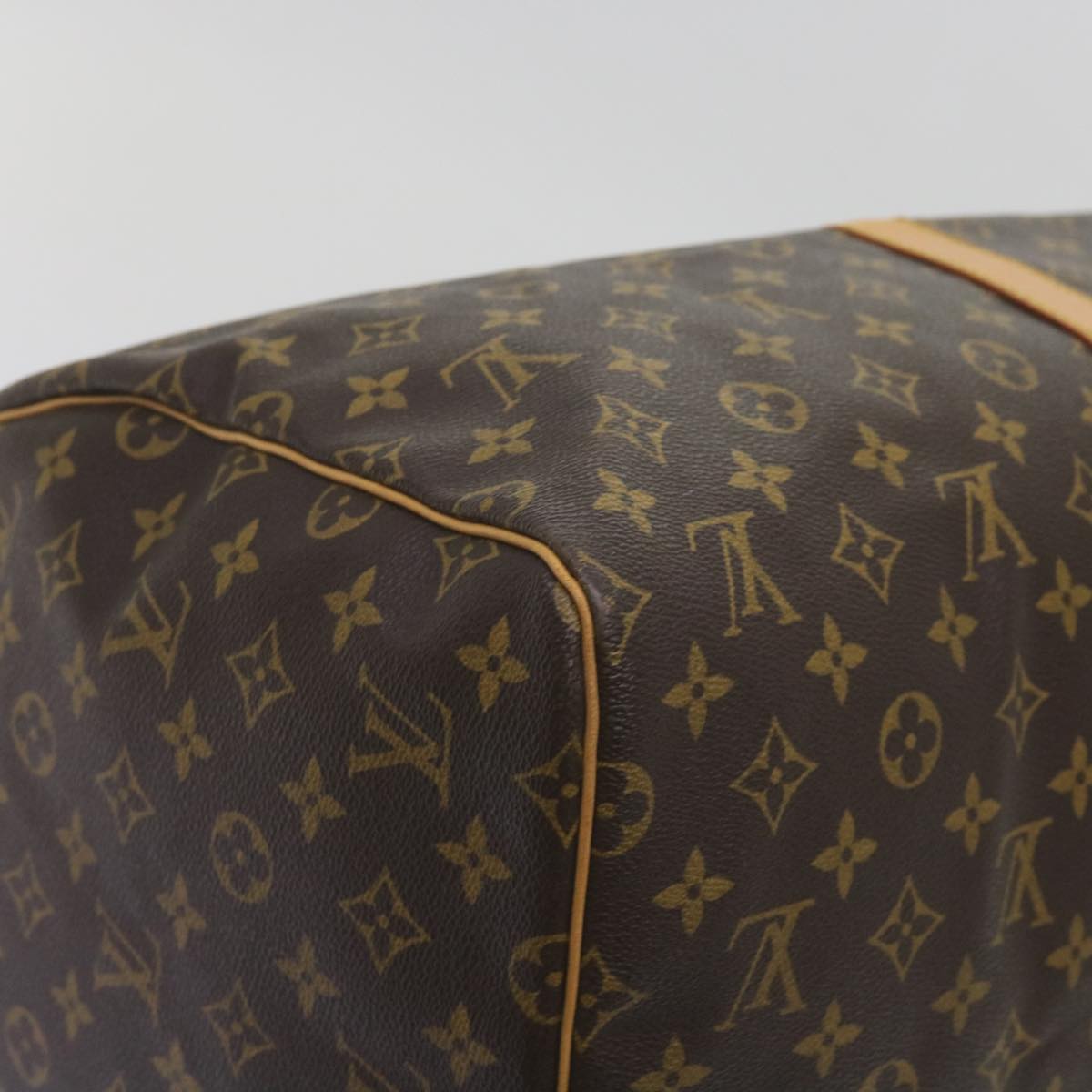 LOUIS VUITTON Monogram Keepall 55 Boston Bag M41424 LV Auth 65115