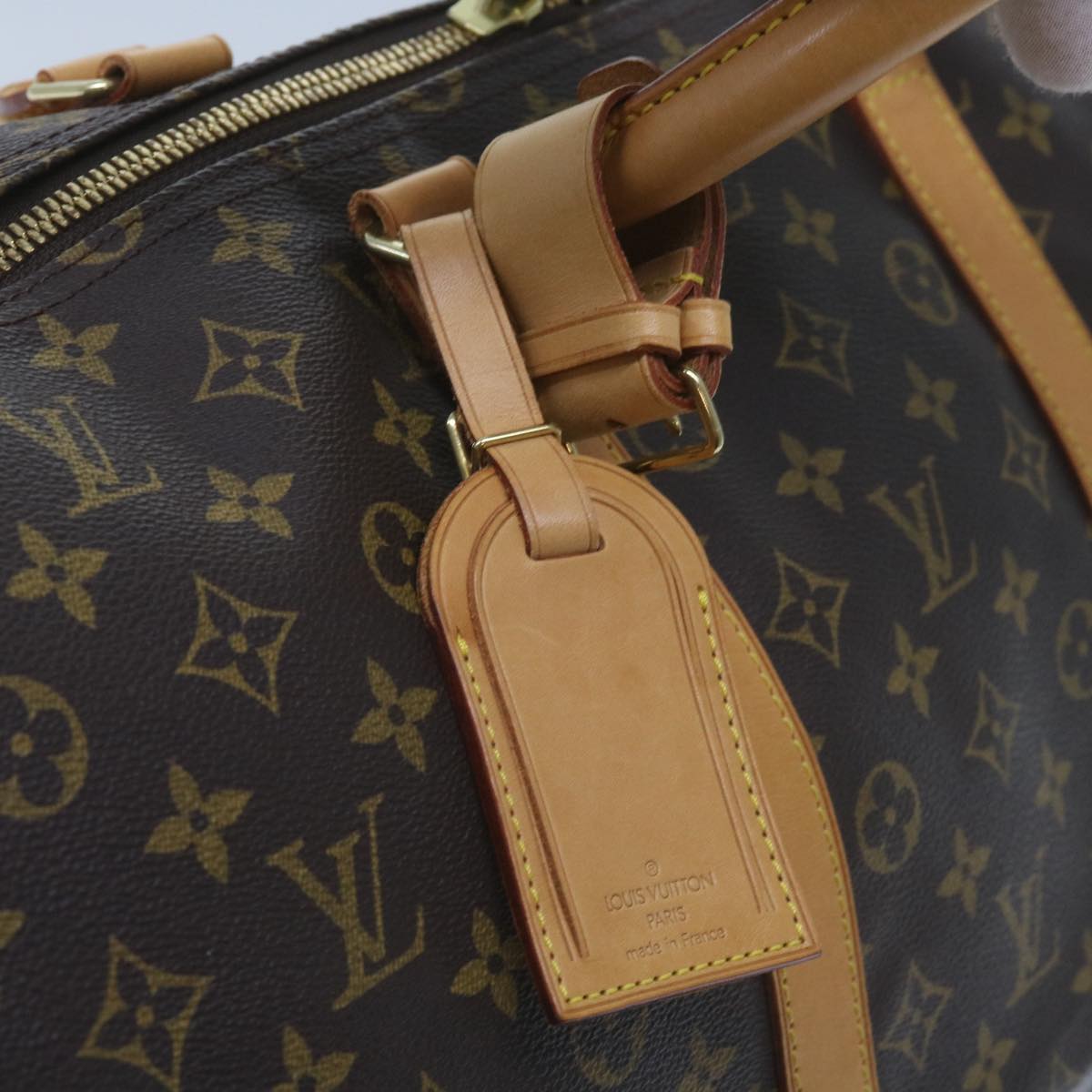 LOUIS VUITTON Monogram Keepall 55 Boston Bag M41424 LV Auth 65115