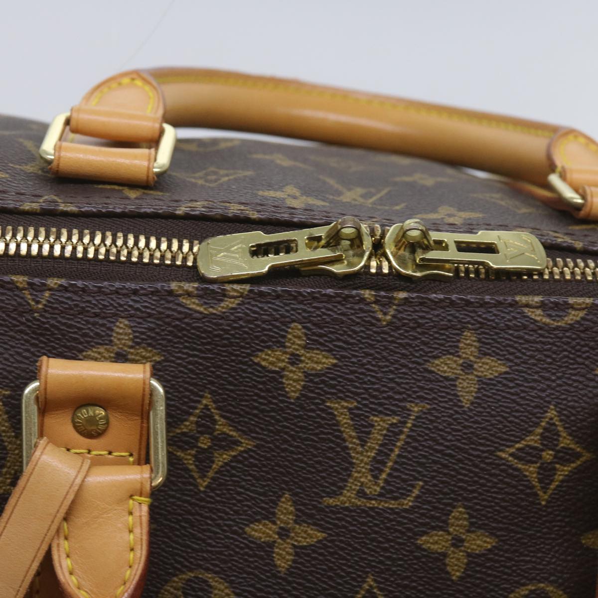 LOUIS VUITTON Monogram Keepall 55 Boston Bag M41424 LV Auth 65115