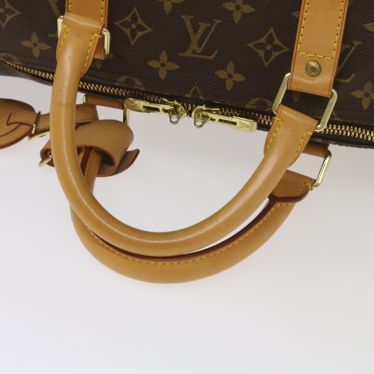 LOUIS VUITTON Monogram Keepall 55 Boston Bag M41424 LV Auth 65115