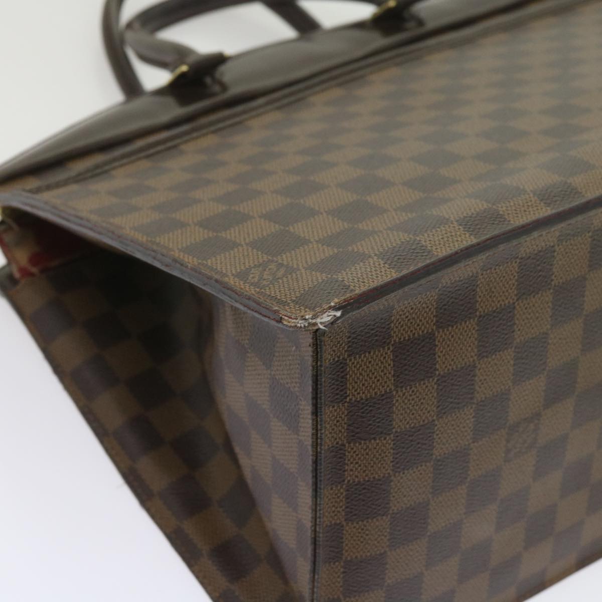 LOUIS VUITTON Damier Ebene Riviera Hand Bag N48022 LV Auth 65120