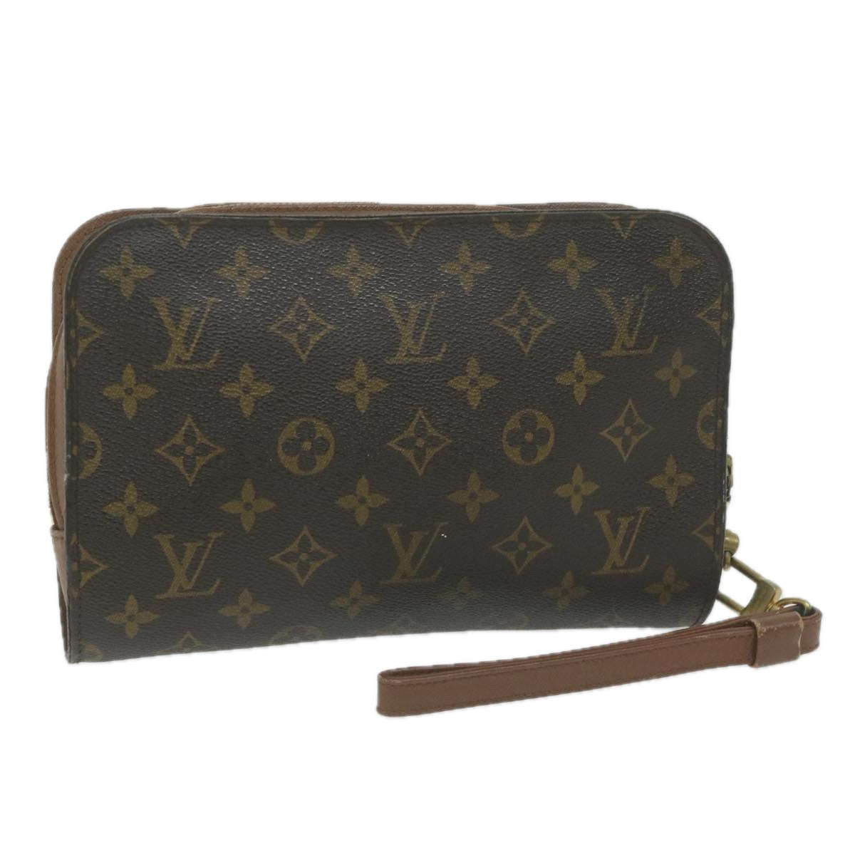 LOUIS VUITTON Monogram Orsay Clutch Bag M51790 LV Auth 65131