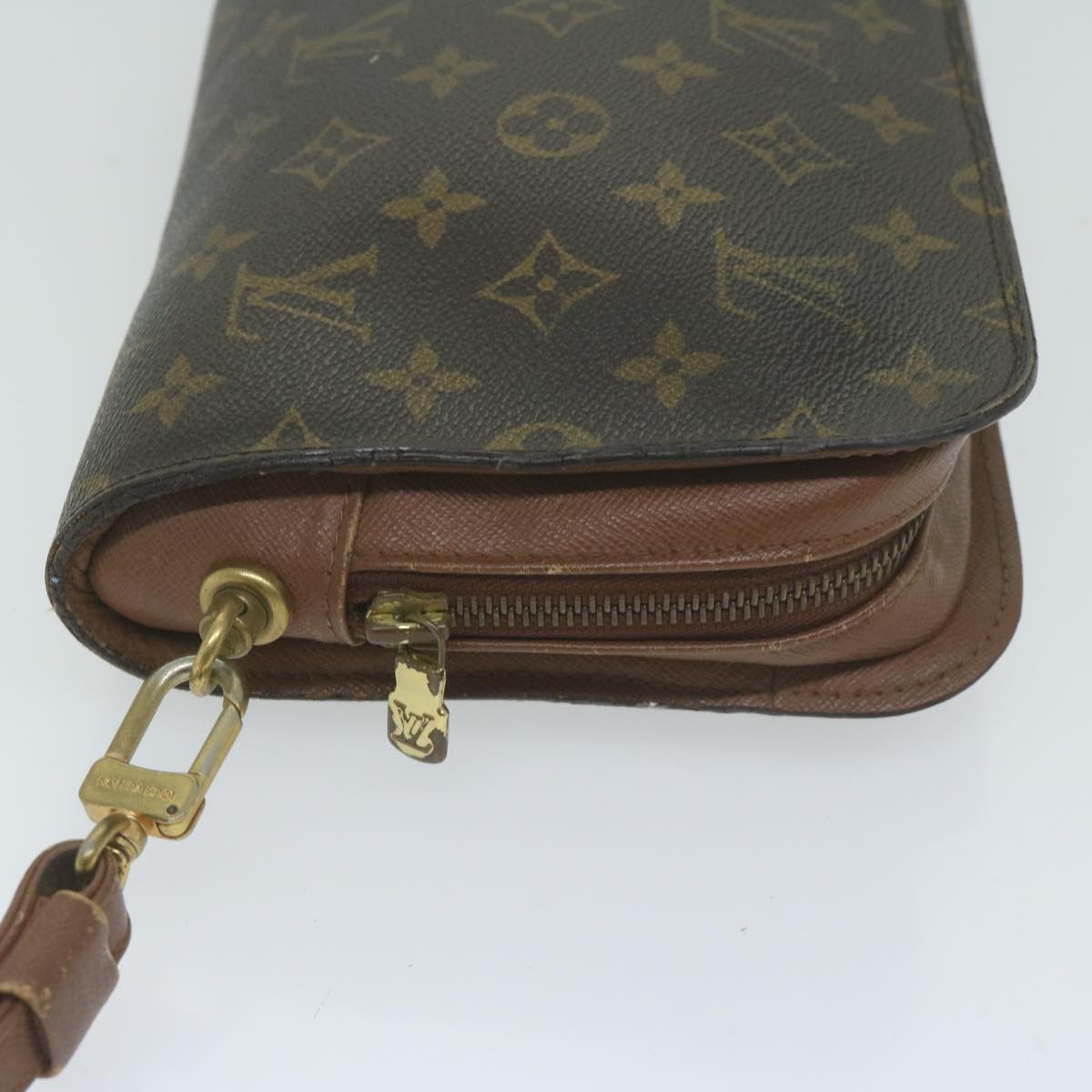 LOUIS VUITTON Monogram Orsay Clutch Bag M51790 LV Auth 65131