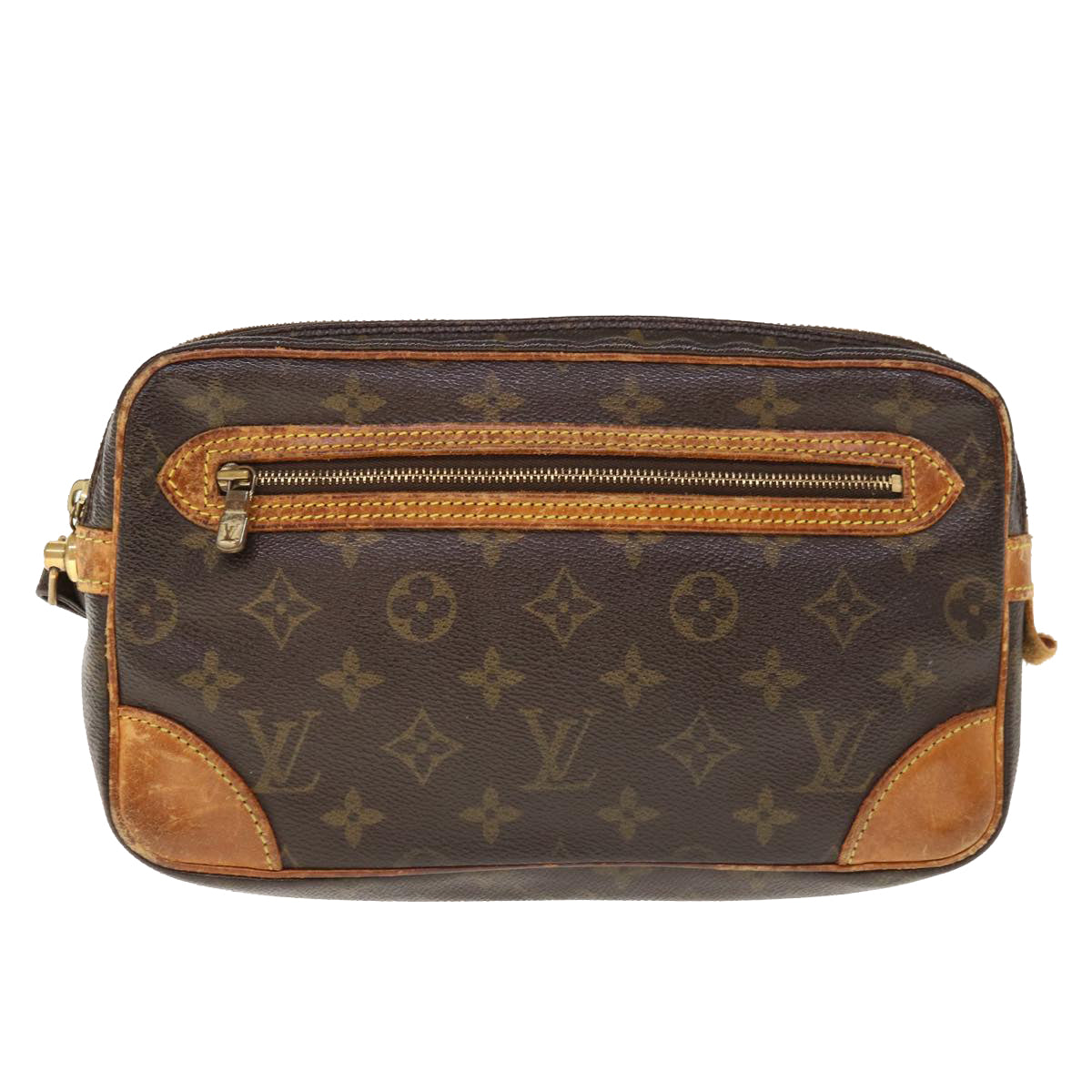 LOUIS VUITTON Monogram Marly Dragonne GM Clutch Bag M51825 LV Auth 65135