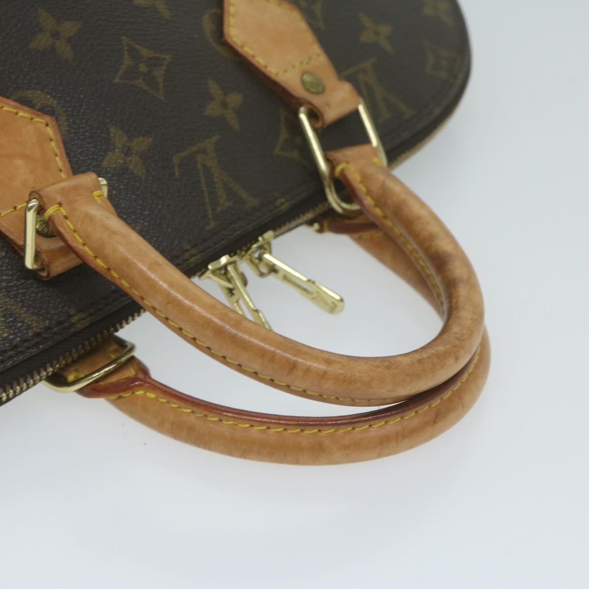 LOUIS VUITTON Monogram Alma Hand Bag M51130 LV Auth 65147