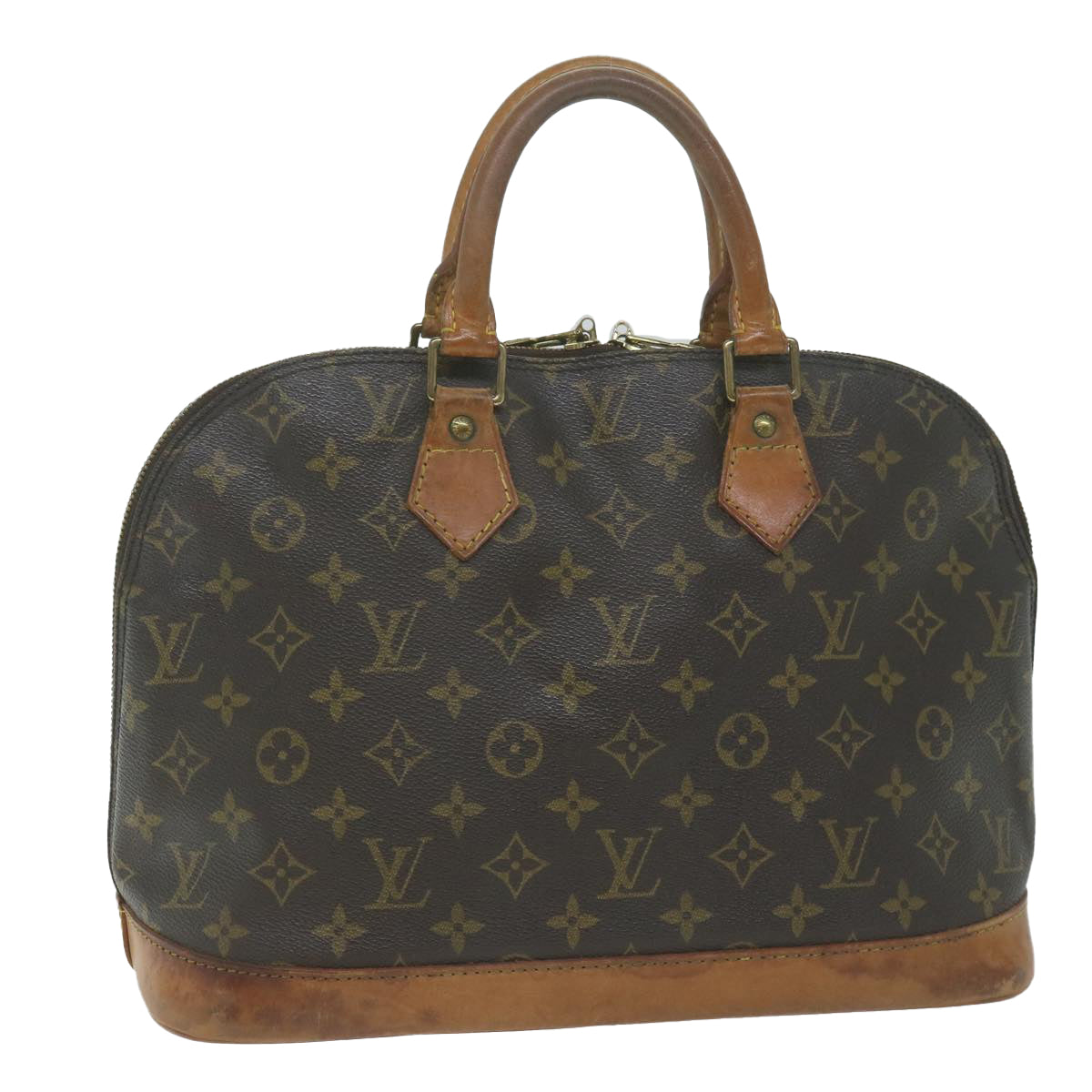 LOUIS VUITTON Monogram Alma Hand Bag M51130 LV Auth 65148