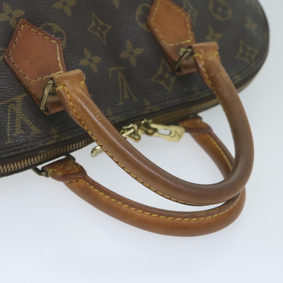 LOUIS VUITTON Monogram Alma Hand Bag M51130 LV Auth 65148