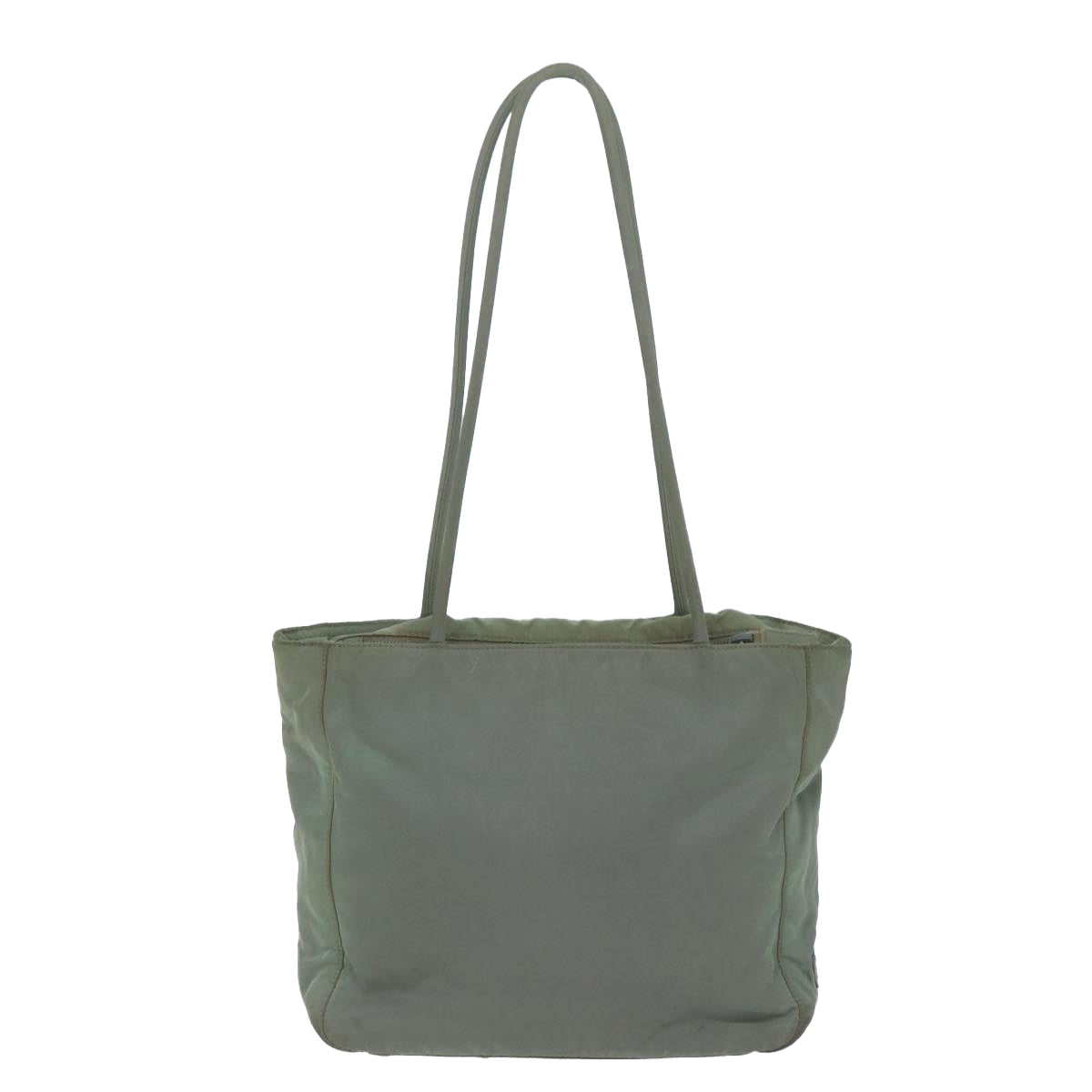 PRADA Tote Bag Nylon Khaki Auth 65152