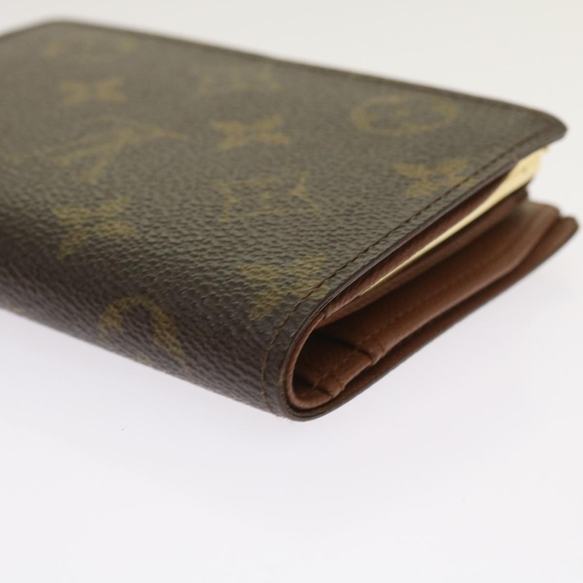 LOUIS VUITTON Monogram Porte Monnaie Billets Viennois Wallet M61663 Auth 65192