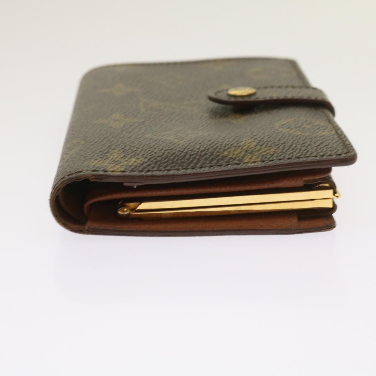 LOUIS VUITTON Monogram Porte Monnaie Billets Viennois Wallet M61663 Auth 65192