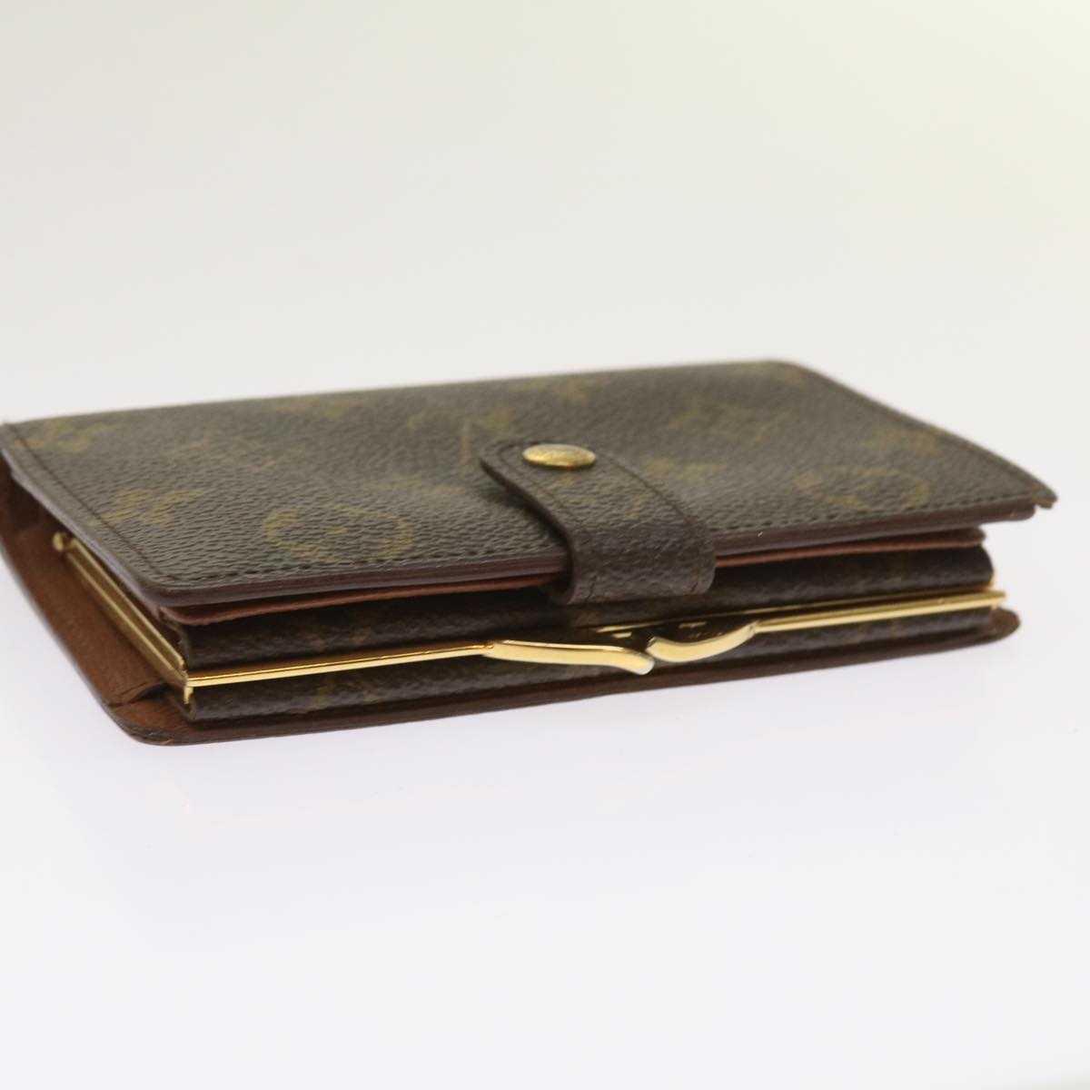 LOUIS VUITTON Monogram Porte Monnaie Billets Viennois Wallet M61663 Auth 65192