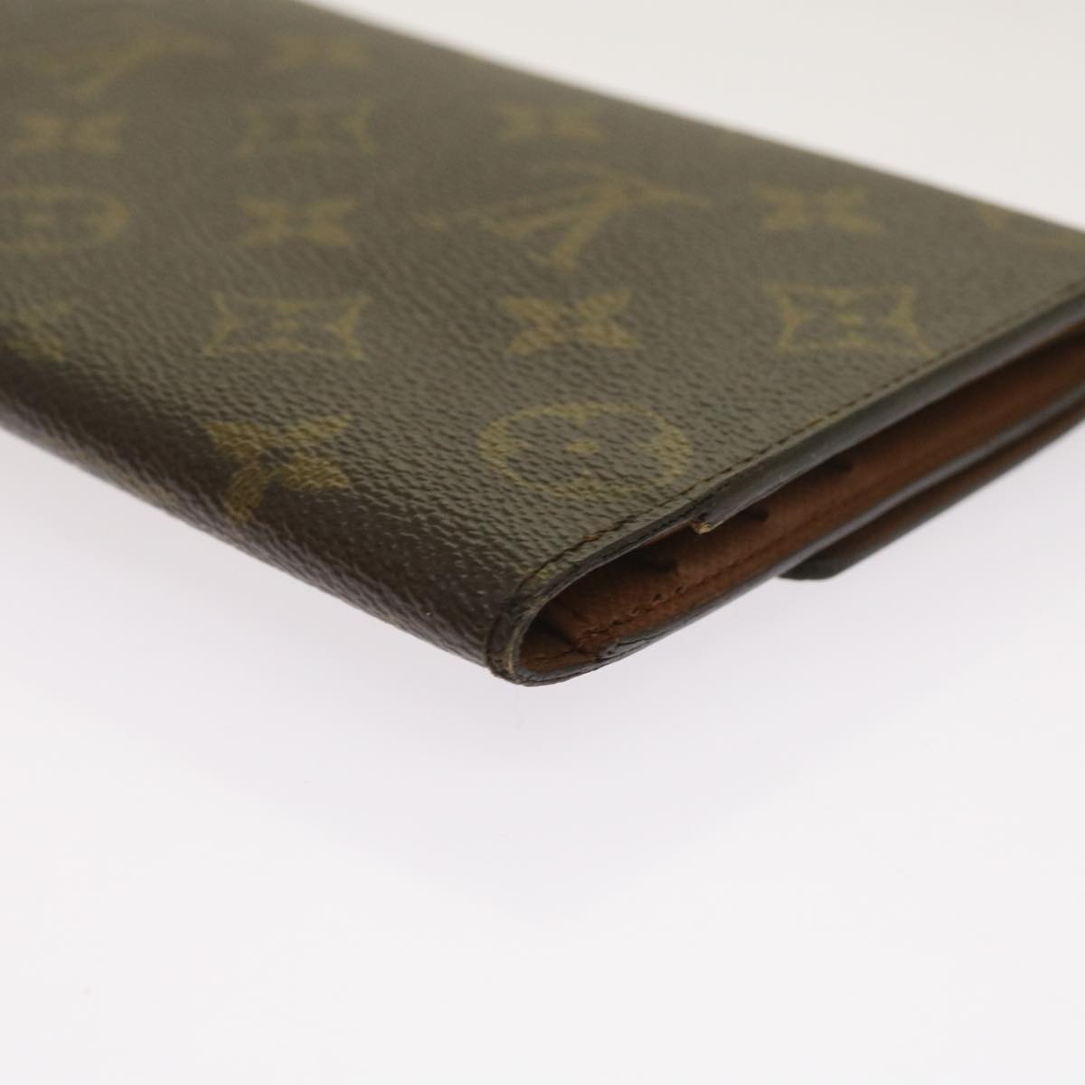 LOUIS VUITTON Monogram Porte Tresol International Wallet M61215 LV Auth 65195