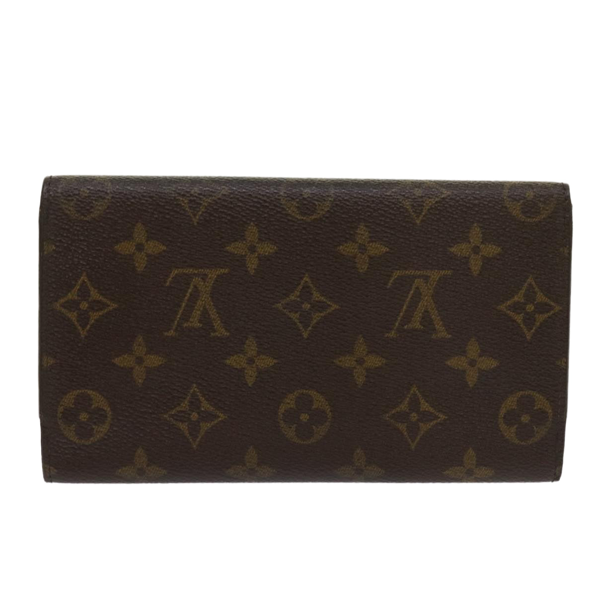 LOUIS VUITTON Monogram Porte Tresol International Wallet M61215 LV Auth 65195