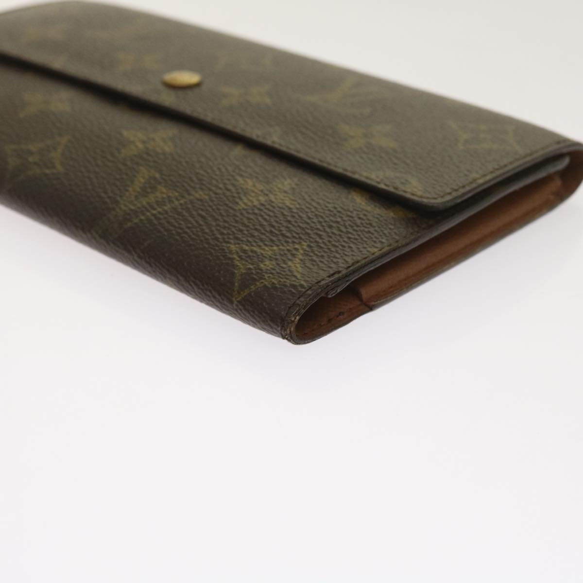 LOUIS VUITTON Monogram Porte Tresol International Wallet M61215 LV Auth 65195