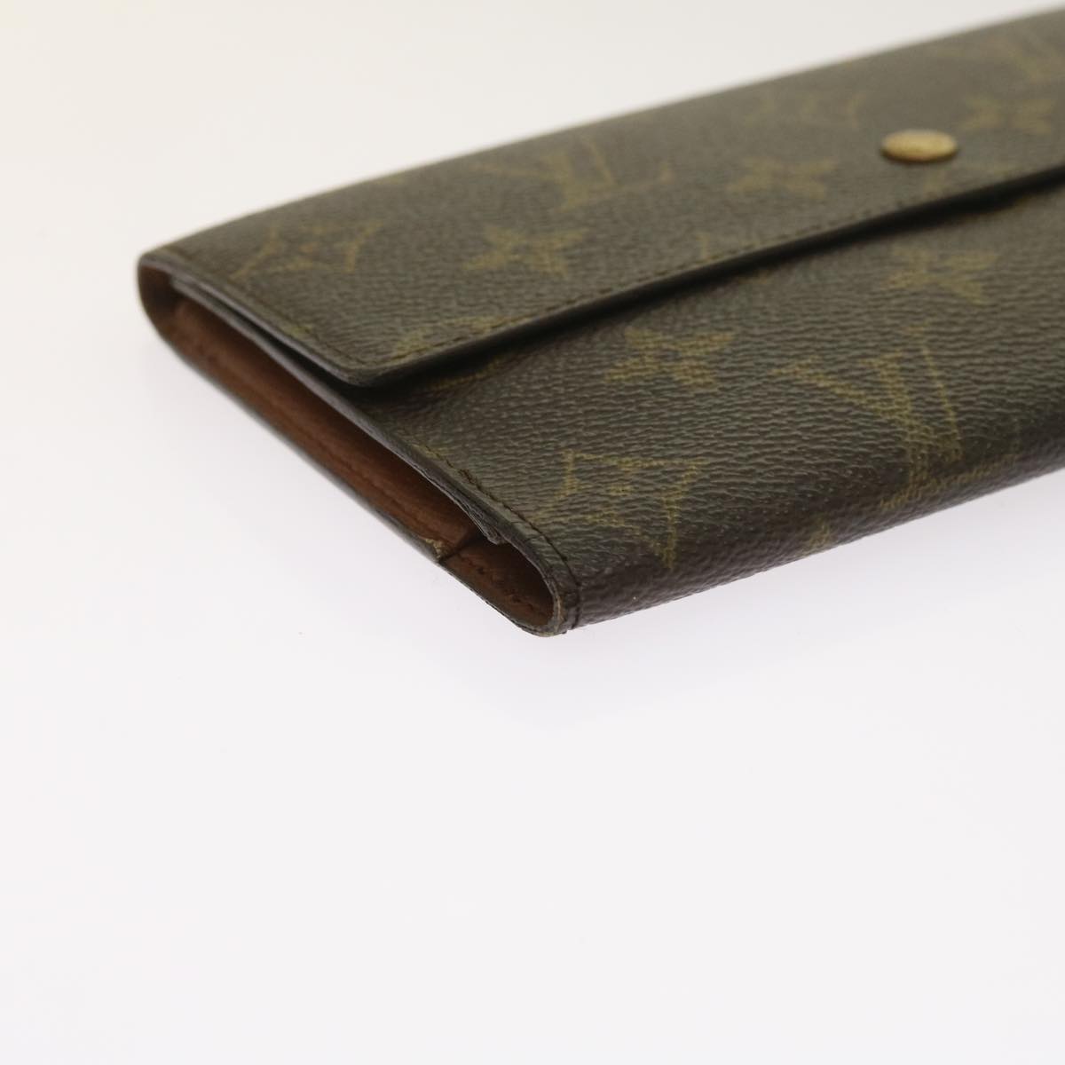 LOUIS VUITTON Monogram Porte Tresol International Wallet M61215 LV Auth 65195