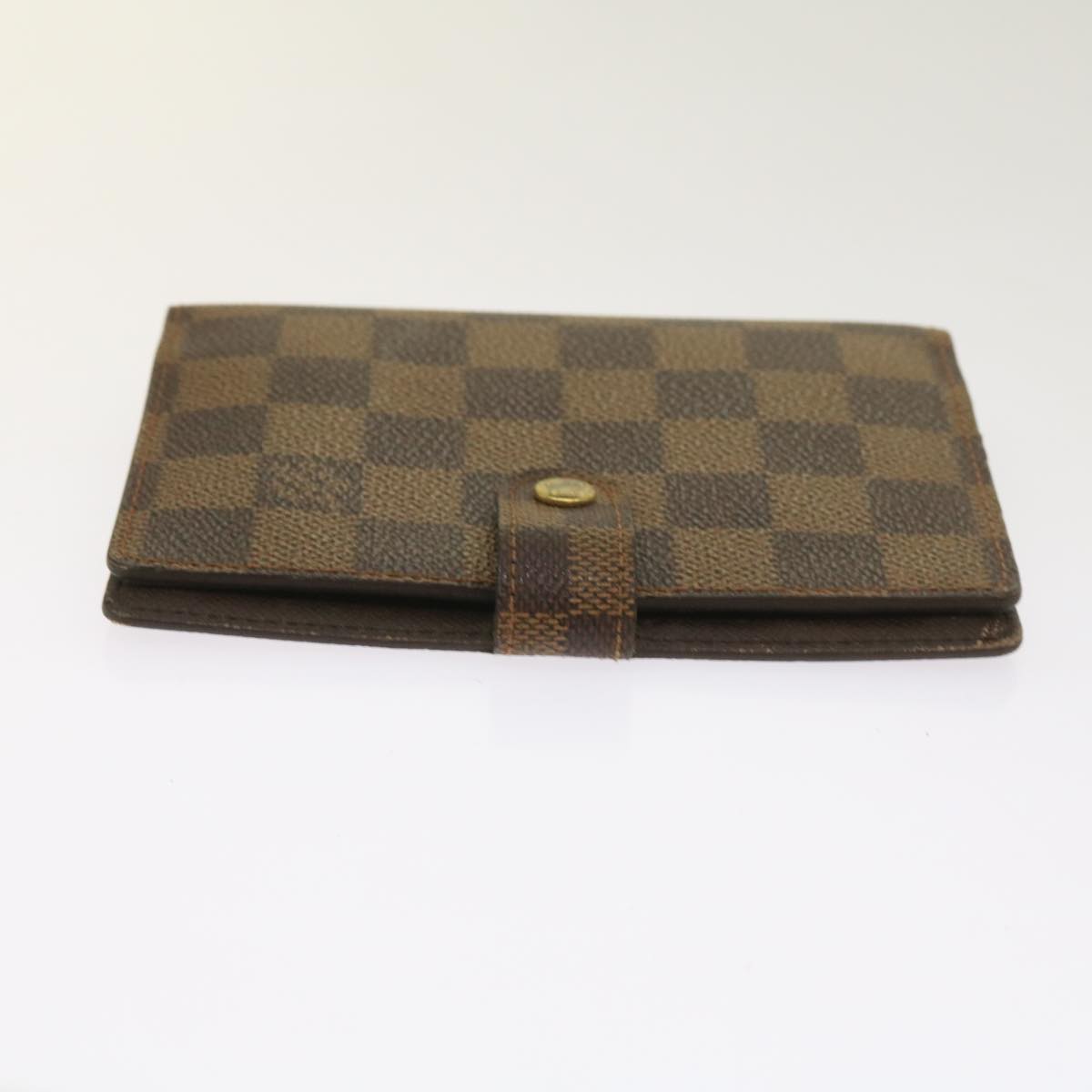 LOUIS VUITTON Damier Ebene Agenda PM Day Planner Cover R20700 LV Auth 65217