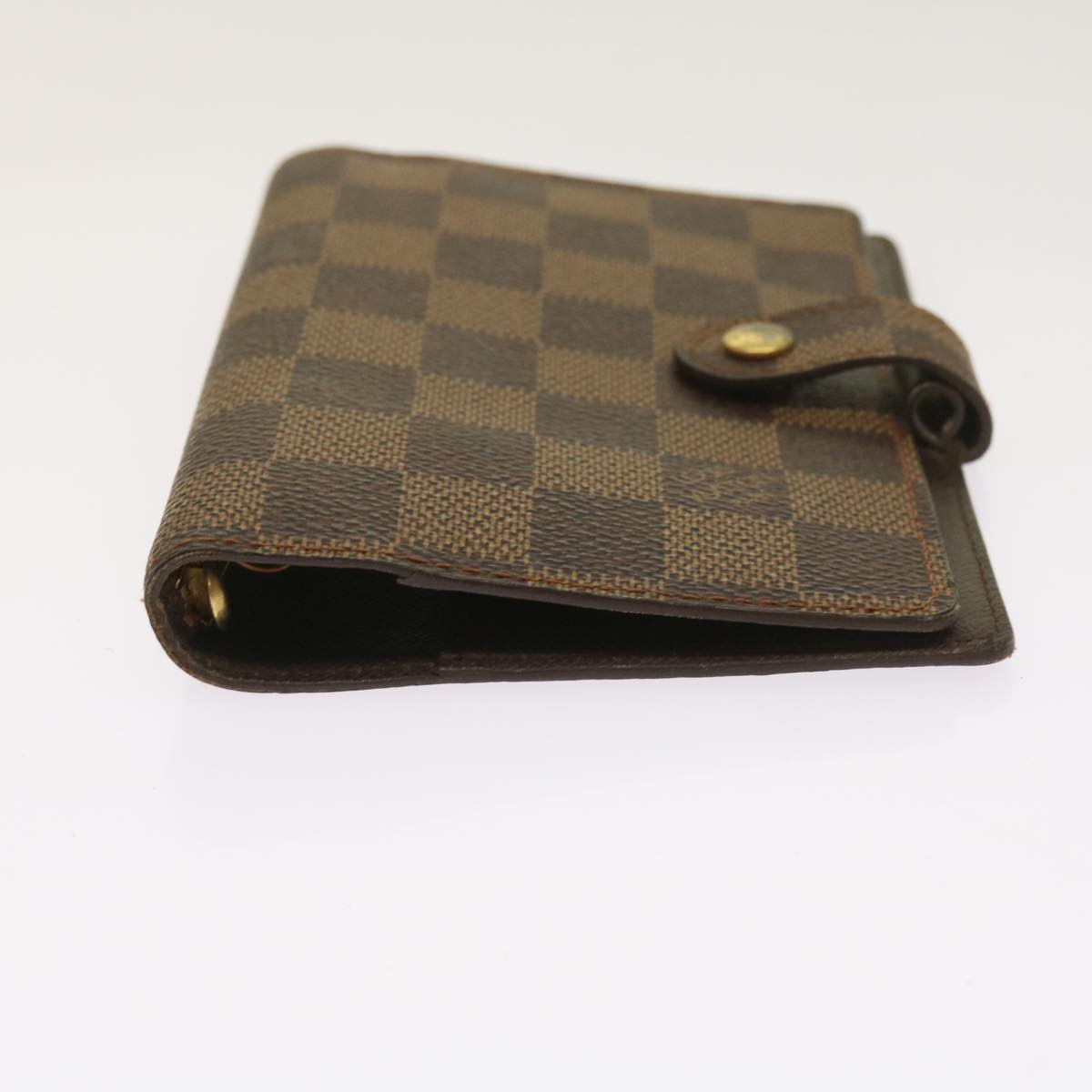 LOUIS VUITTON Damier Ebene Agenda PM Day Planner Cover R20700 LV Auth 65217