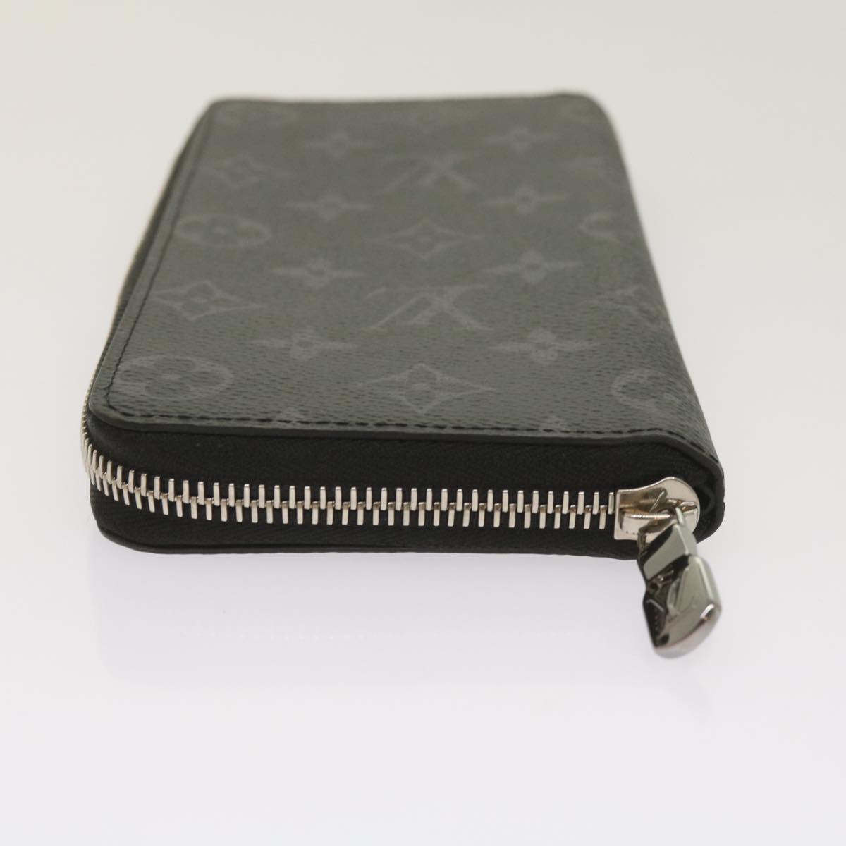 LOUIS VUITTON Monogram Eclipse Zippy Wallet Vertical Wallet M62295 Auth 65226S