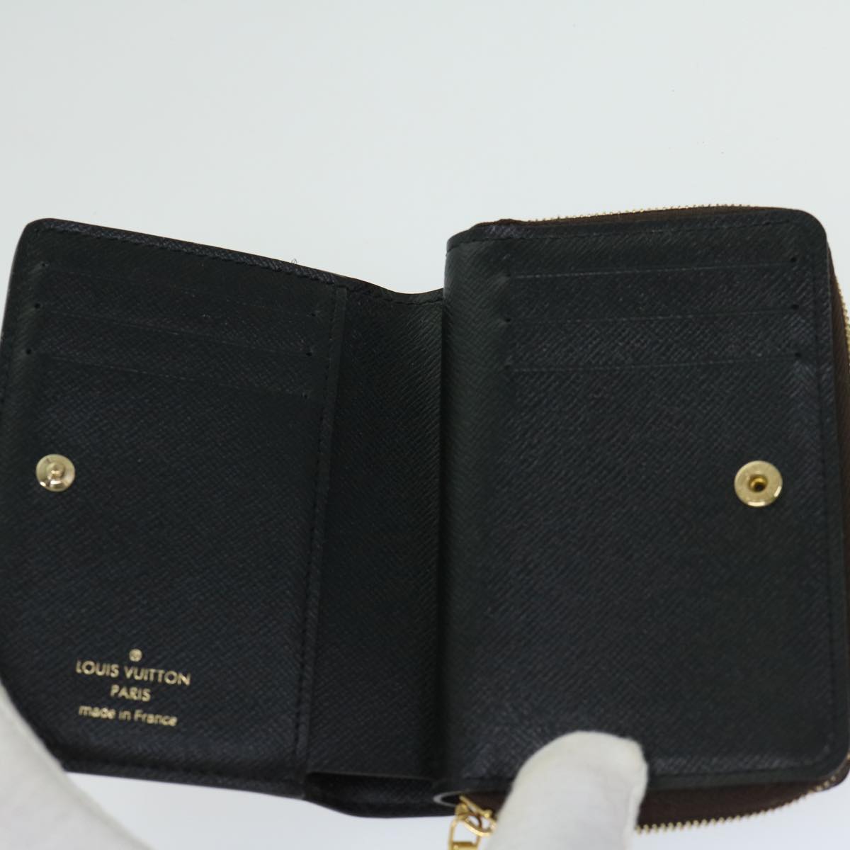 LOUIS VUITTON Monogram Reverse Portefeuille Lou Wallet M81461 LV Auth 65228SA