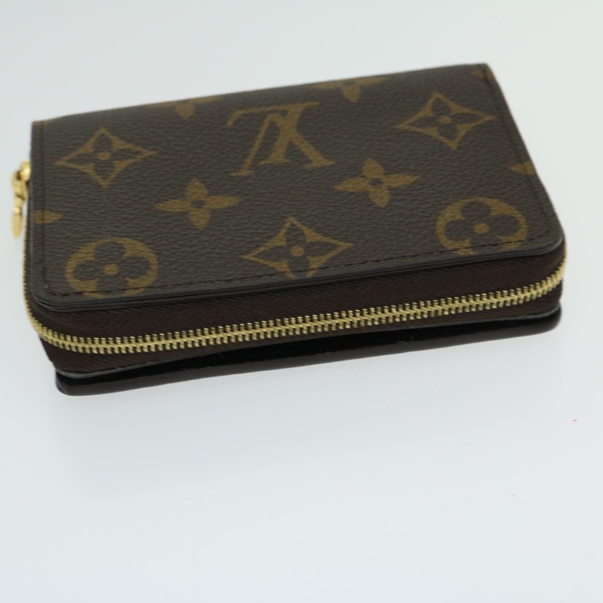 LOUIS VUITTON Monogram Reverse Portefeuille Lou Wallet M81461 LV Auth 65228SA