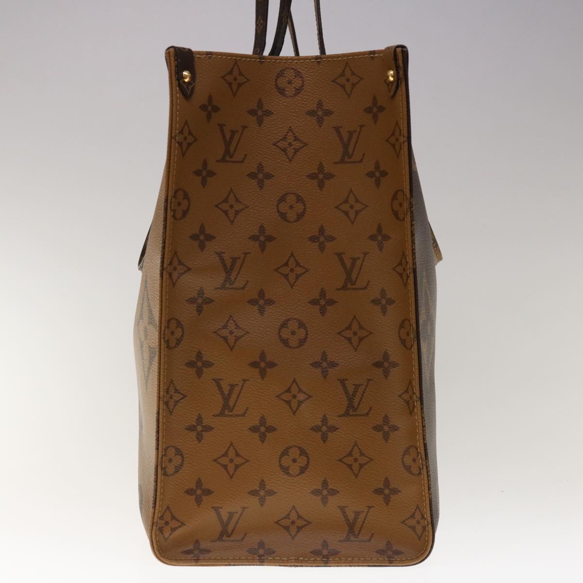 LOUIS VUITTON Monogram Reverse Giant On The Go GM Tote Bag M45320 Auth 65248SAV