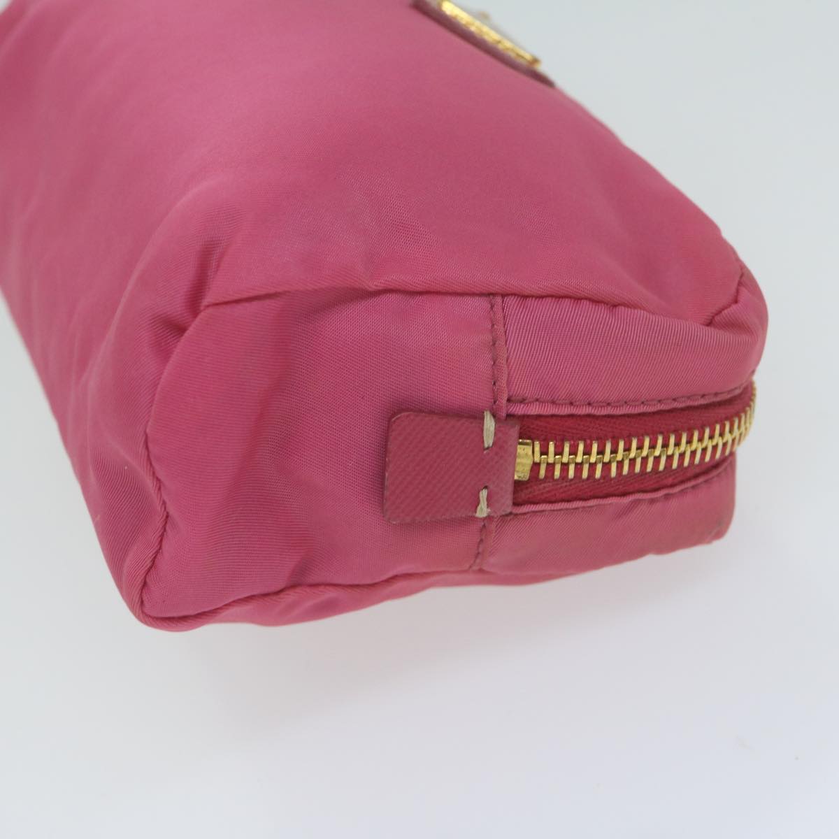 PRADA Pouch Nylon Pink Auth 65286