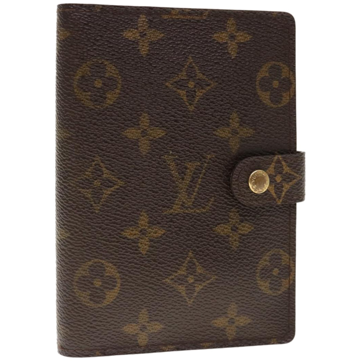 LOUIS VUITTON Monogram Agenda PM Day Planner Cover R20005 LV Auth 65348