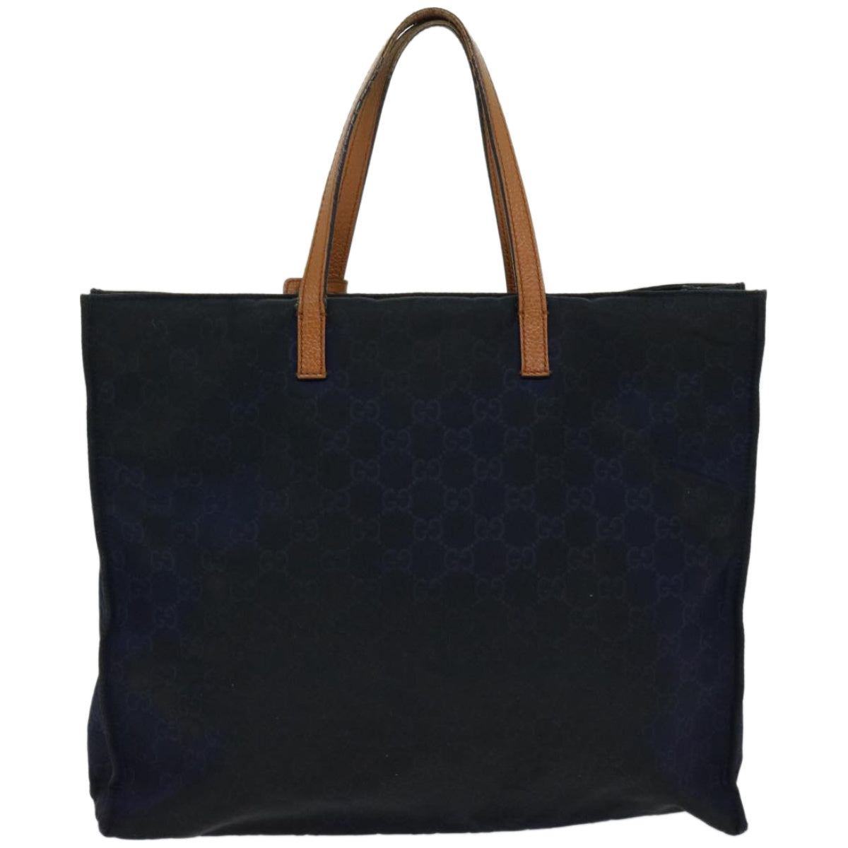 GUCCI GG Canvas Tote Bag Nylon outlet Navy Auth 65390