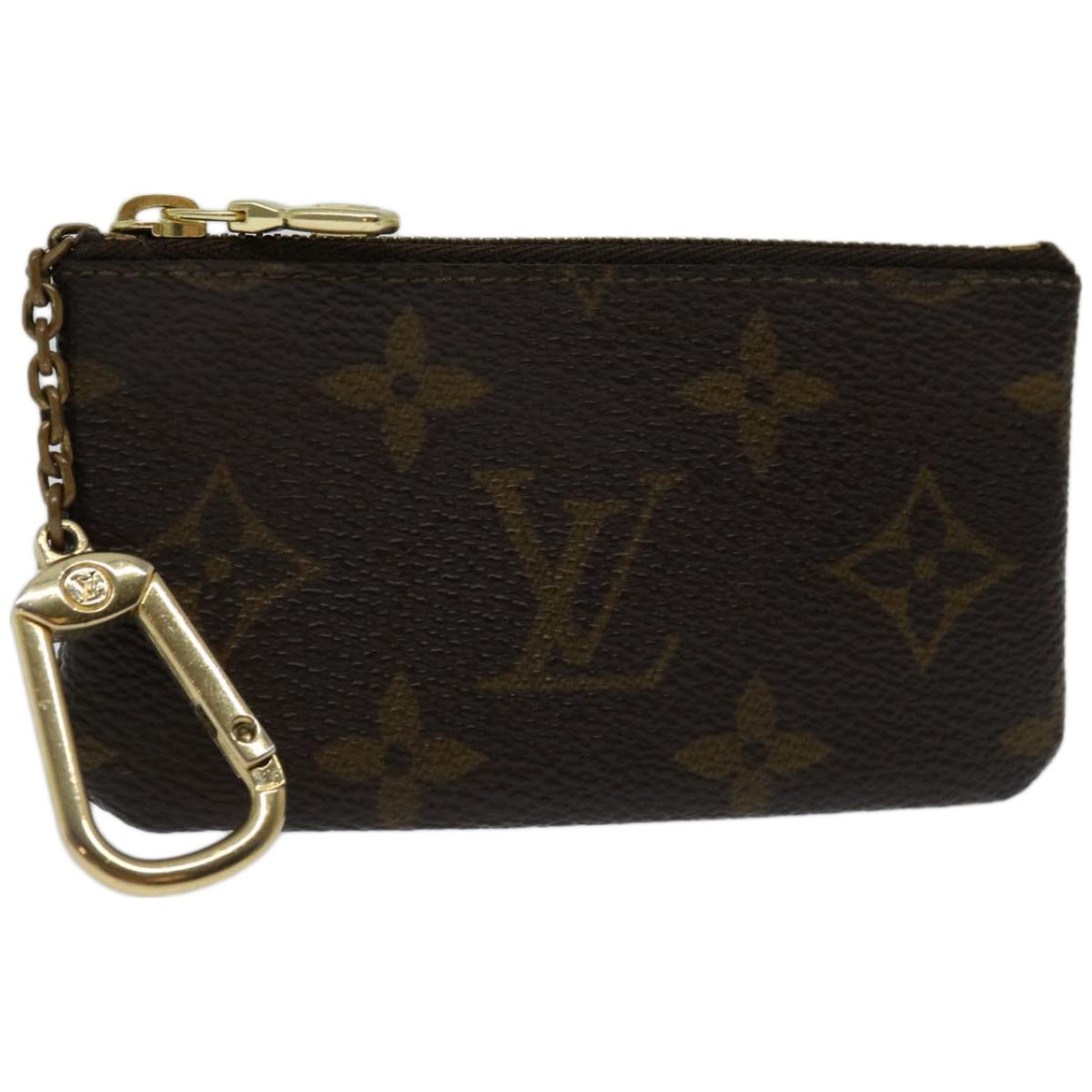 LOUIS VUITTON Monogram Pochette Cles Coin Purse M62650 LV Auth 65393