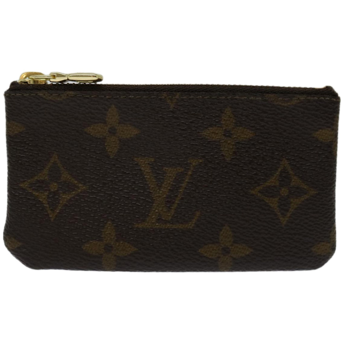 LOUIS VUITTON Monogram Pochette Cles Coin Purse M62650 LV Auth 65393