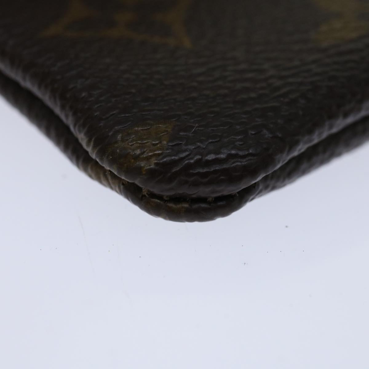 LOUIS VUITTON Monogram Pochette Cles Coin Purse M62650 LV Auth 65393