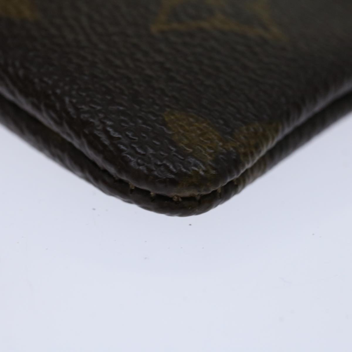 LOUIS VUITTON Monogram Pochette Cles Coin Purse M62650 LV Auth 65393