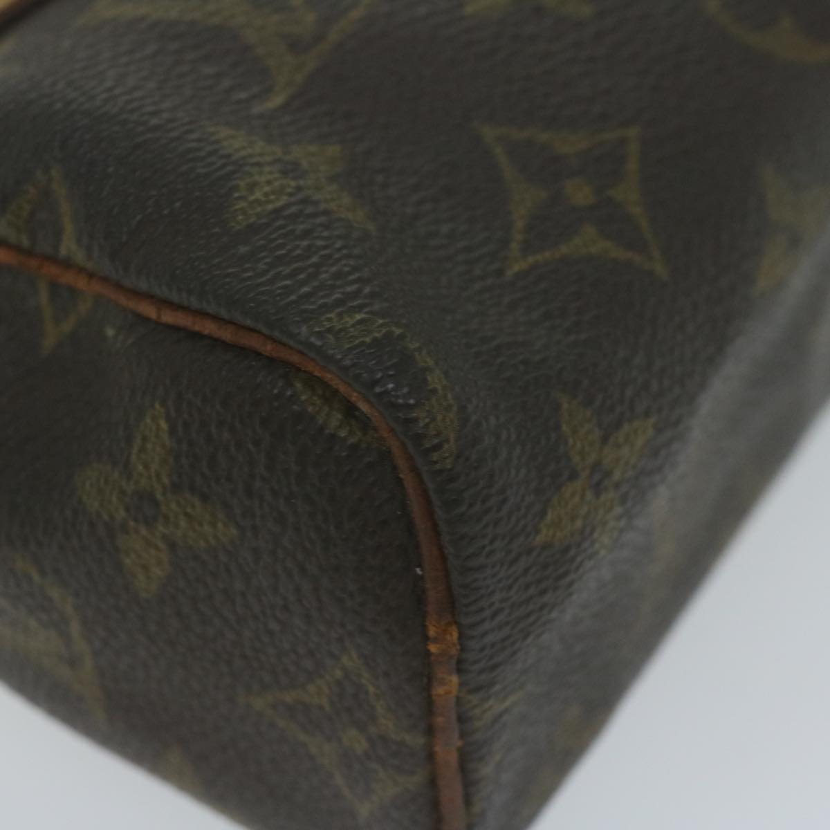 LOUIS VUITTON Monogram Mini Speedy Hand Bag M41534 LV Auth 65411