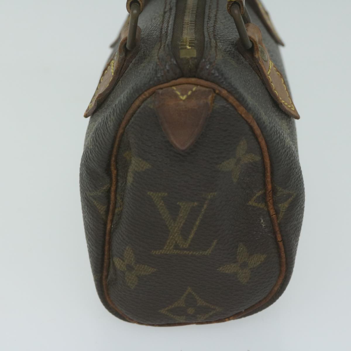 LOUIS VUITTON Monogram Mini Speedy Hand Bag M41534 LV Auth 65411