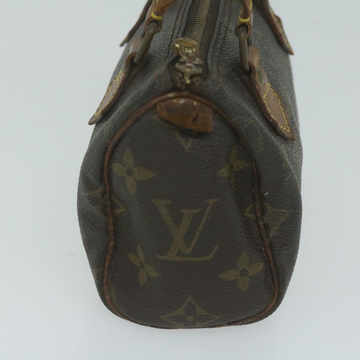 LOUIS VUITTON Monogram Mini Speedy Hand Bag M41534 LV Auth 65411