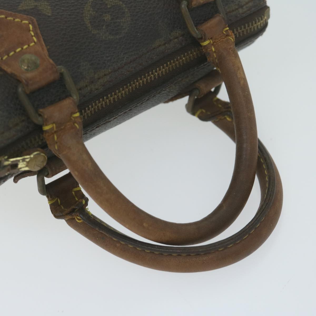 LOUIS VUITTON Monogram Mini Speedy Hand Bag M41534 LV Auth 65411