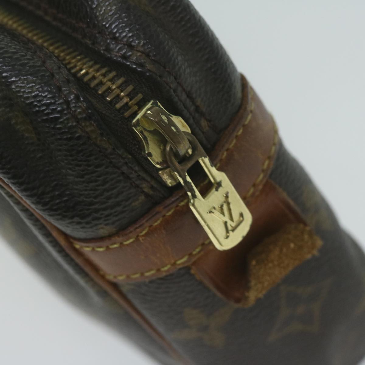 LOUIS VUITTON Monogram Compiegne 28 Clutch Bag M51845 LV Auth 65471