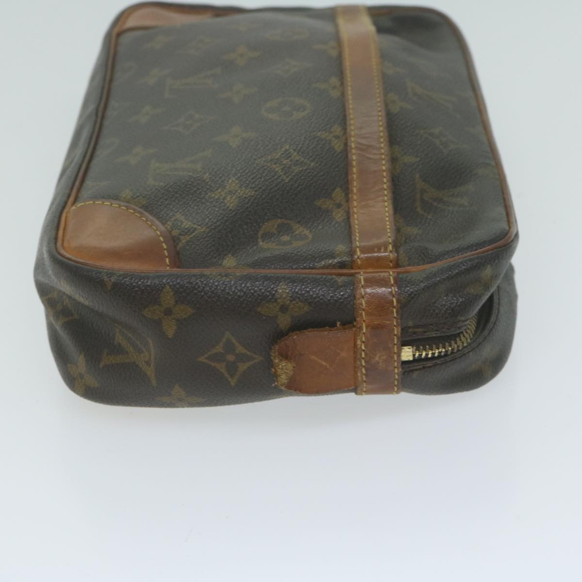 LOUIS VUITTON Monogram Compiegne 28 Clutch Bag M51845 LV Auth 65471