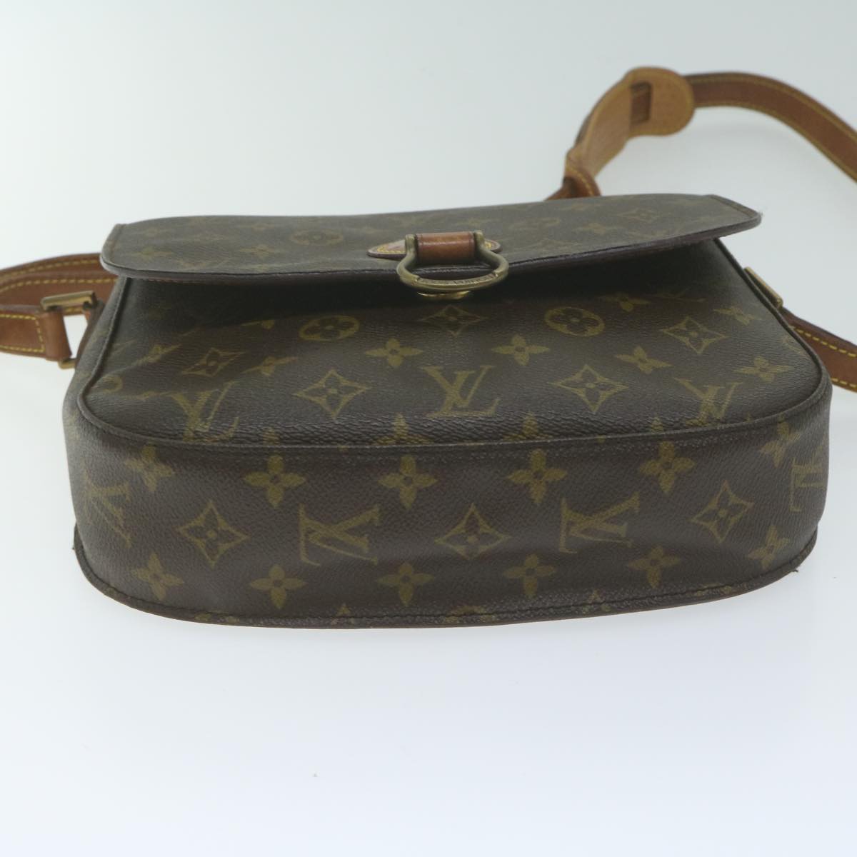 LOUIS VUITTON Monogram Saint Cloud GM Shoulder Bag M51242 LV Auth 65473