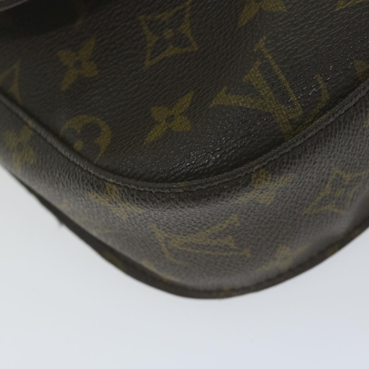 LOUIS VUITTON Monogram Saint Cloud GM Shoulder Bag M51242 LV Auth 65473