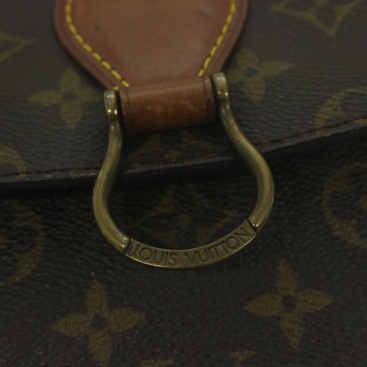 LOUIS VUITTON Monogram Saint Cloud GM Shoulder Bag M51242 LV Auth 65473