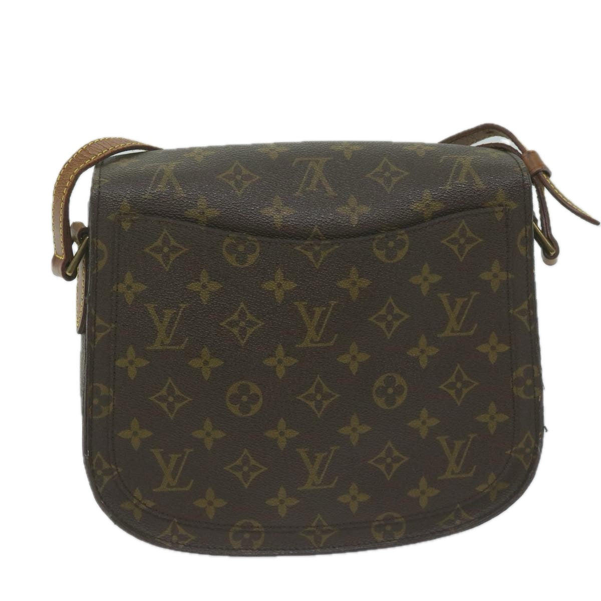 LOUIS VUITTON Monogram Saint Cloud GM Shoulder Bag M51242 LV Auth 65473