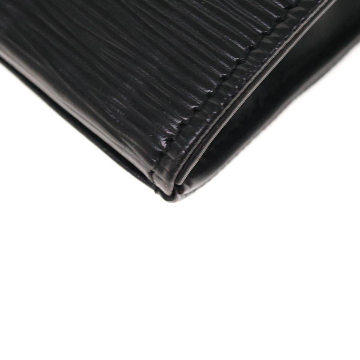 LOUIS VUITTON Epi Jena Clutch Bag Black M52722 LV Auth 65477