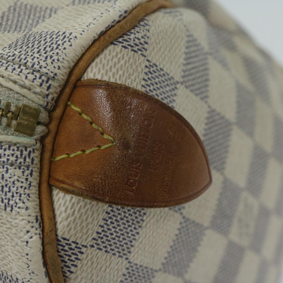 LOUIS VUITTON Damier Azur Speedy 25 Hand Bag N41534 LV Auth 65495