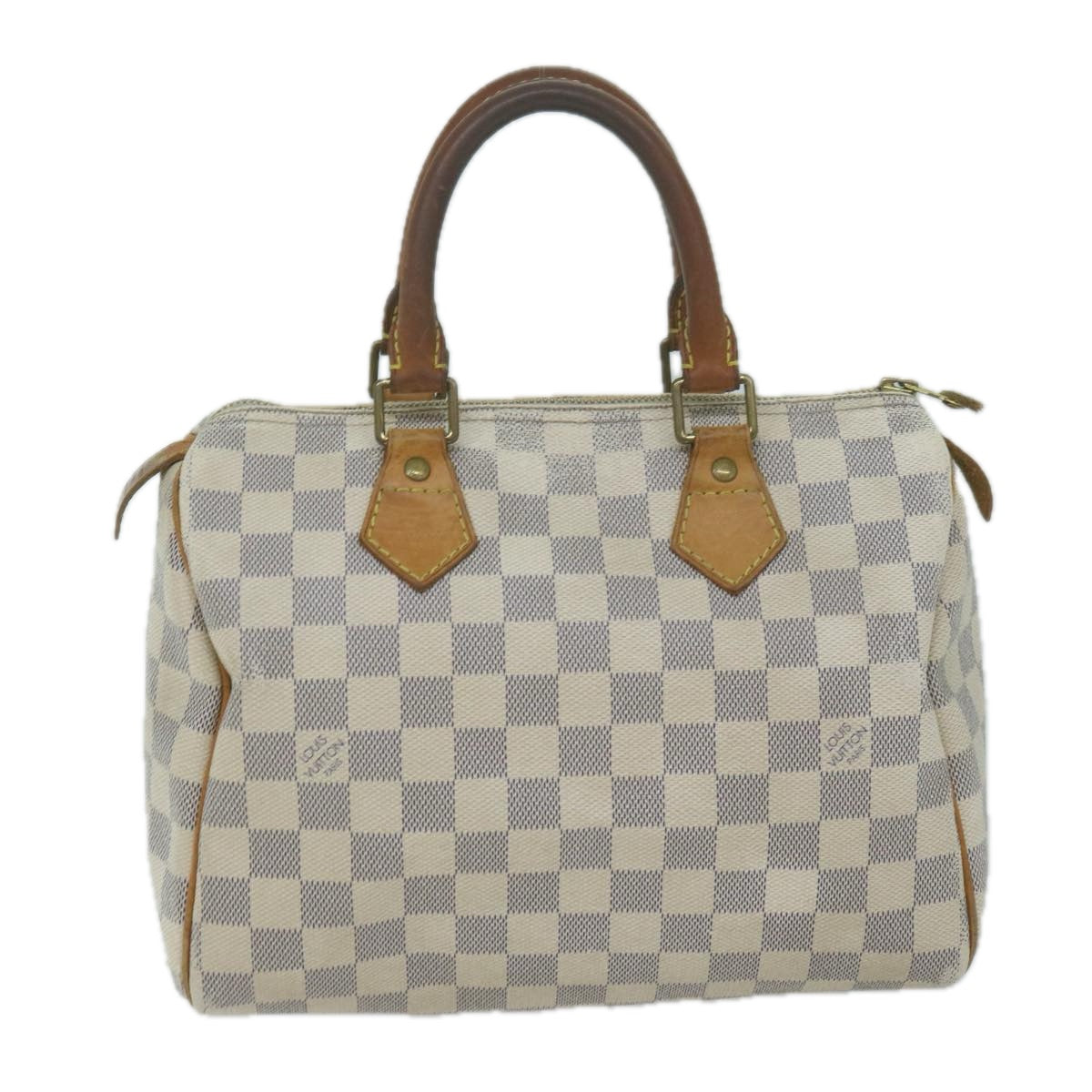 LOUIS VUITTON Damier Azur Speedy 25 Hand Bag N41534 LV Auth 65495