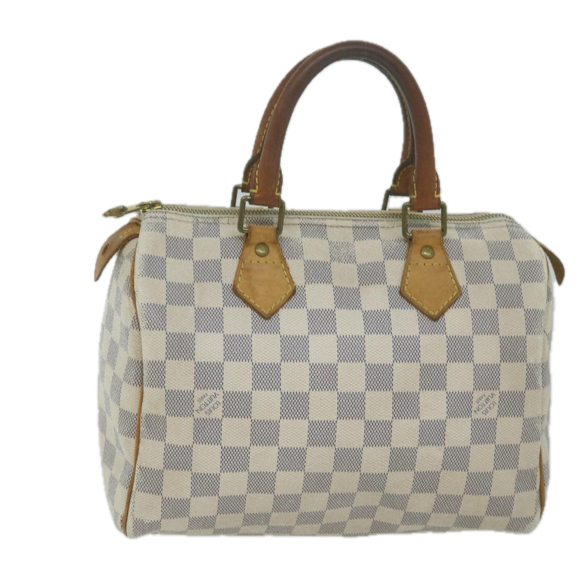 LOUIS VUITTON Damier Azur Speedy 25 Hand Bag N41534 LV Auth 65495