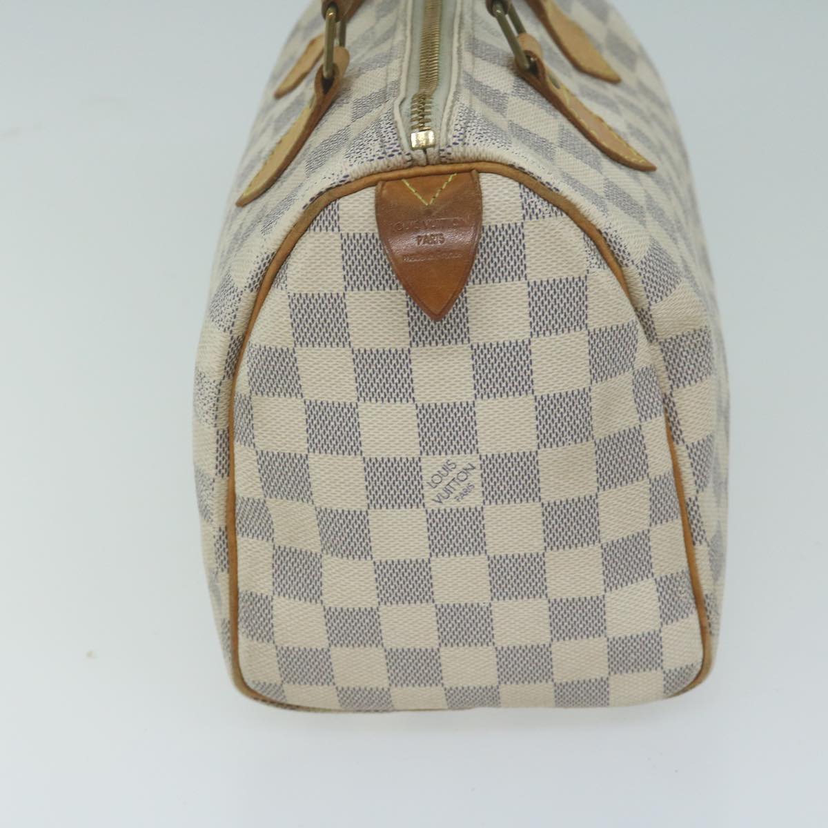 LOUIS VUITTON Damier Azur Speedy 25 Hand Bag N41534 LV Auth 65495