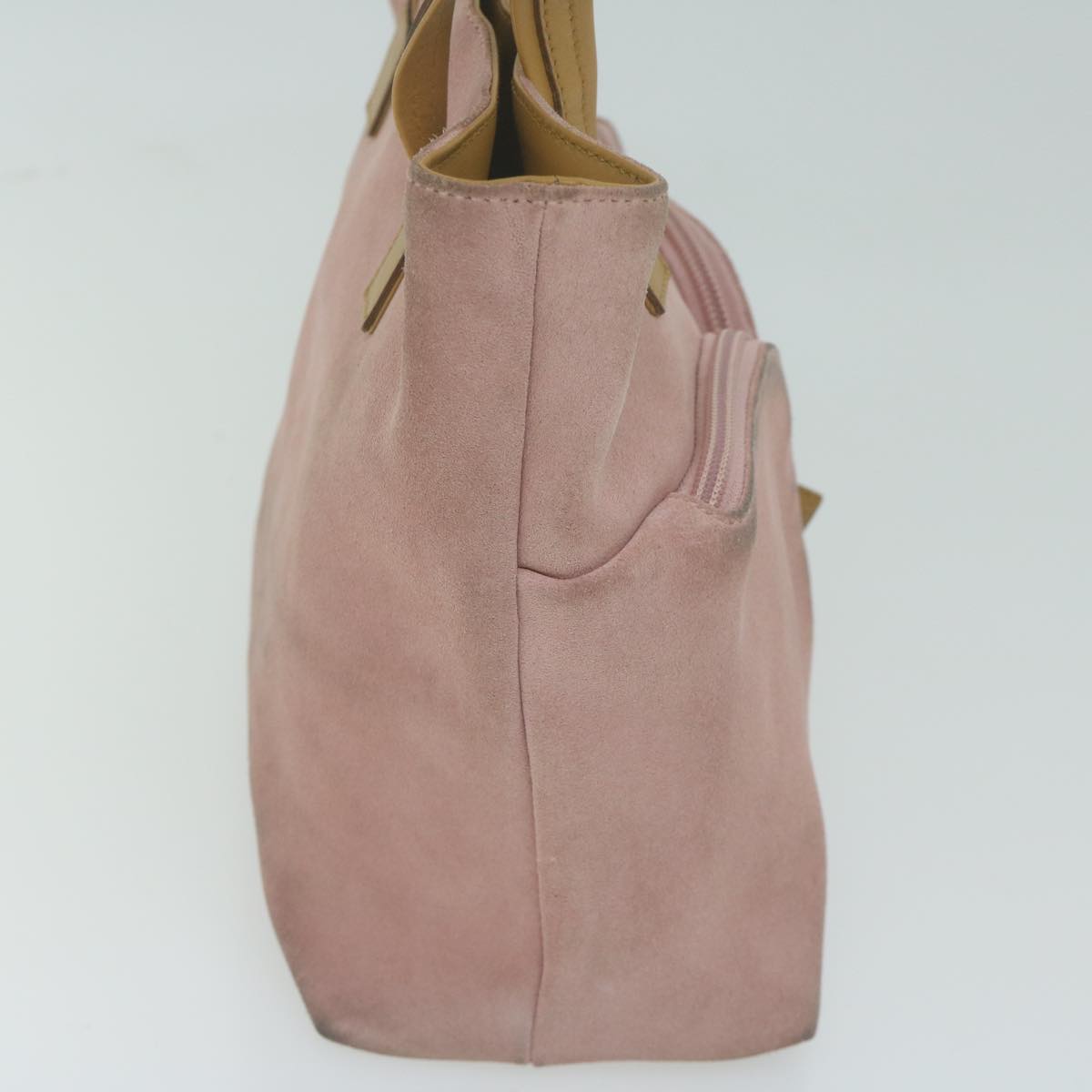 GUCCI Hand Bag Suede Pink 002 1080 Auth 65501