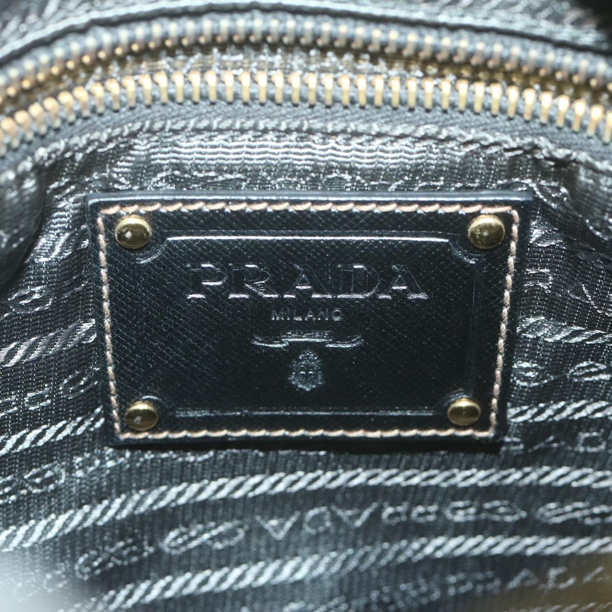 PRADA Shoulder Bag Nylon Khaki Auth 65509